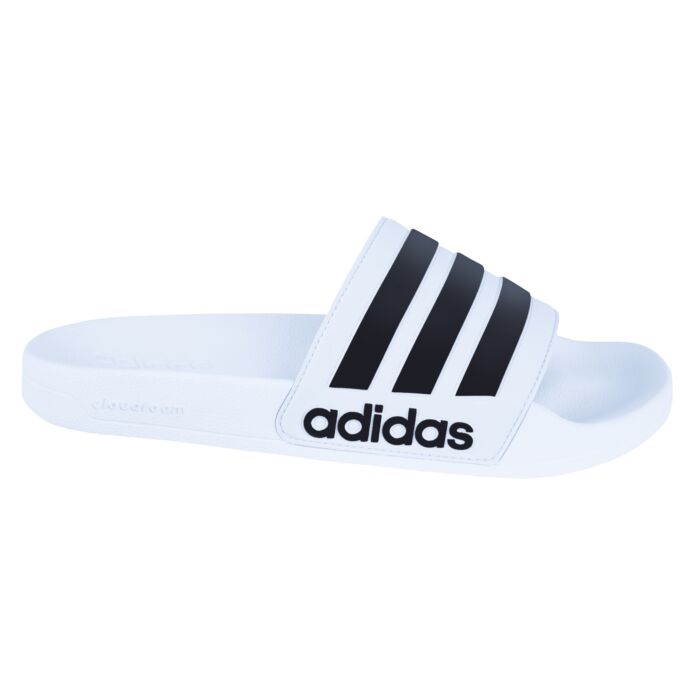 Adidas Adilette Damen und Herren weiss-schwarz, 36/37 von Adidas