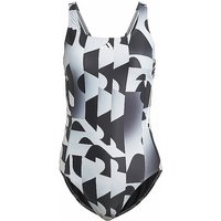 ADIDAS Damen Badeanzug 3-Streifen Graphic schwarz | 40 von Adidas