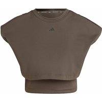 ADIDAS Damen Fitnesstank Power Boxy Crop braun | L ADIDAS Damen Fitnesstank Power Boxy Crop braun | L von Adidas