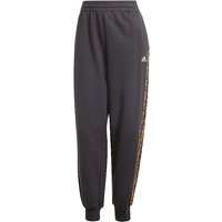 ADIDAS Damen Jogginghose Essentials 3-Streifen Animal-Print 7/8 schwarz | XL von Adidas