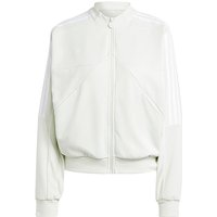 ADIDAS Damen Sweatjacke weiss | L von Adidas