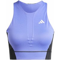 ADIDAS Damen Tennisoberteil Pro HEAT.RDY Crop blau | L von Adidas