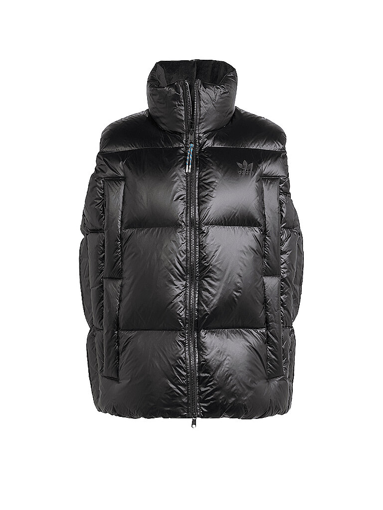 ADIDAS ORIGINALS Daunensteppgilet schwarz | L von adidas Originals