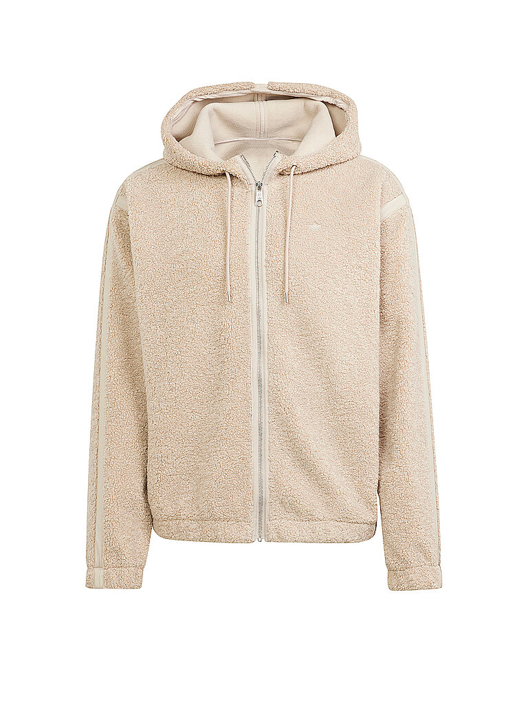 ADIDAS Fleecejacke beige | S von Adidas