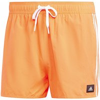 ADIDAS Herren Badeshort 3-Streifen CLX koralle | M von Adidas