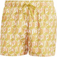 ADIDAS Herren Badeshort FARM Rio 3-Streifen CLX gold | L von Adidas