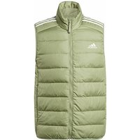 ADIDAS Herren Daunenweste Essentials 3-Streifen Light  olive | L von Adidas