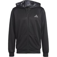 ADIDAS Herren Fitnessjacke Train Essentials Seasonal schwarz | S von Adidas