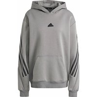 ADIDAS Herren Hoodie Future Icons 3-Streifen grau | L von Adidas