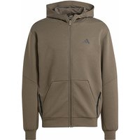 ADIDAS Herren Kapuzenjacke Designed for Training braun | L von Adidas