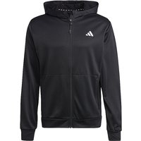 ADIDAS Herren Kapuzenjacke TR-ES+FZ schwarz | L von Adidas