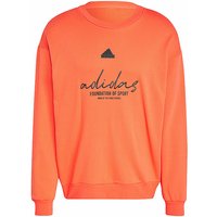 ADIDAS Herren Sweater rot | L von Adidas