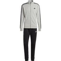 ADIDAS Herren Trainingsanzug Sportswear Basic 3-Streifen French Terry grau | L von Adidas