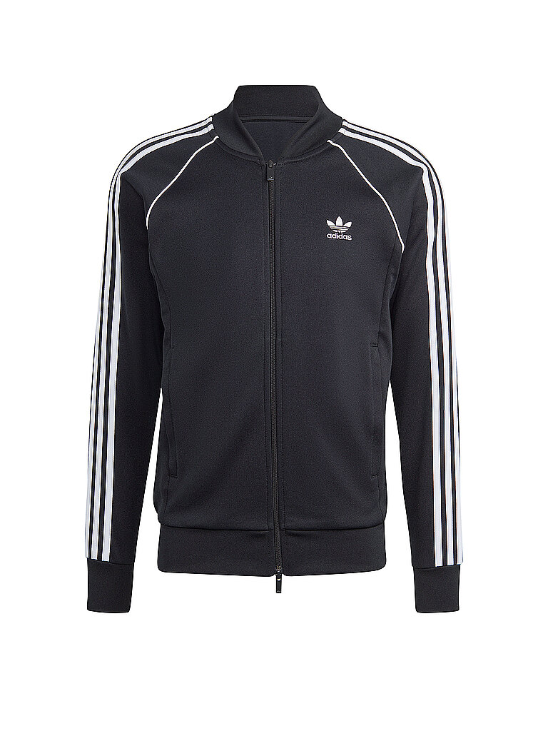 ADIDAS ORIGINALS Sweatjacke schwarz | L von adidas Originals