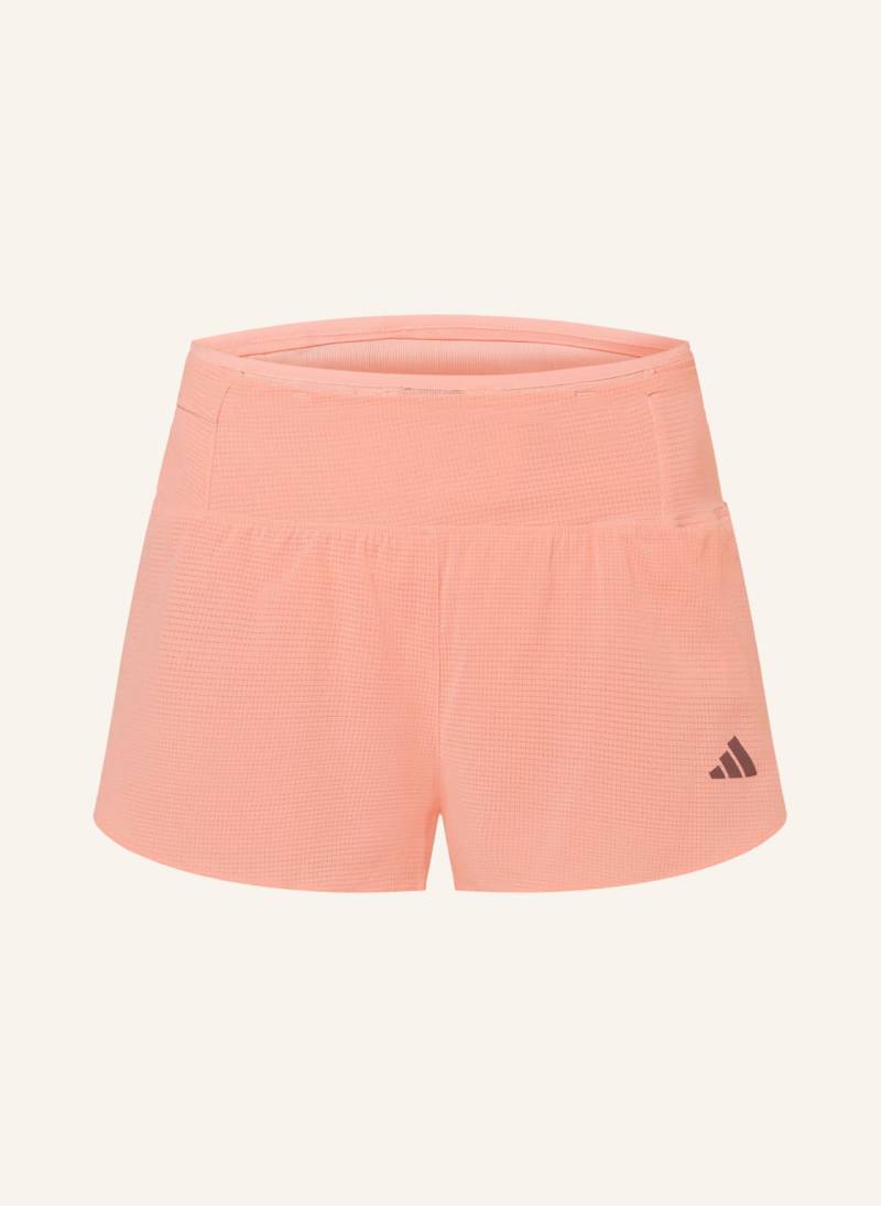 Adidas 2-In-1-Laufshorts Adizero rosa von Adidas