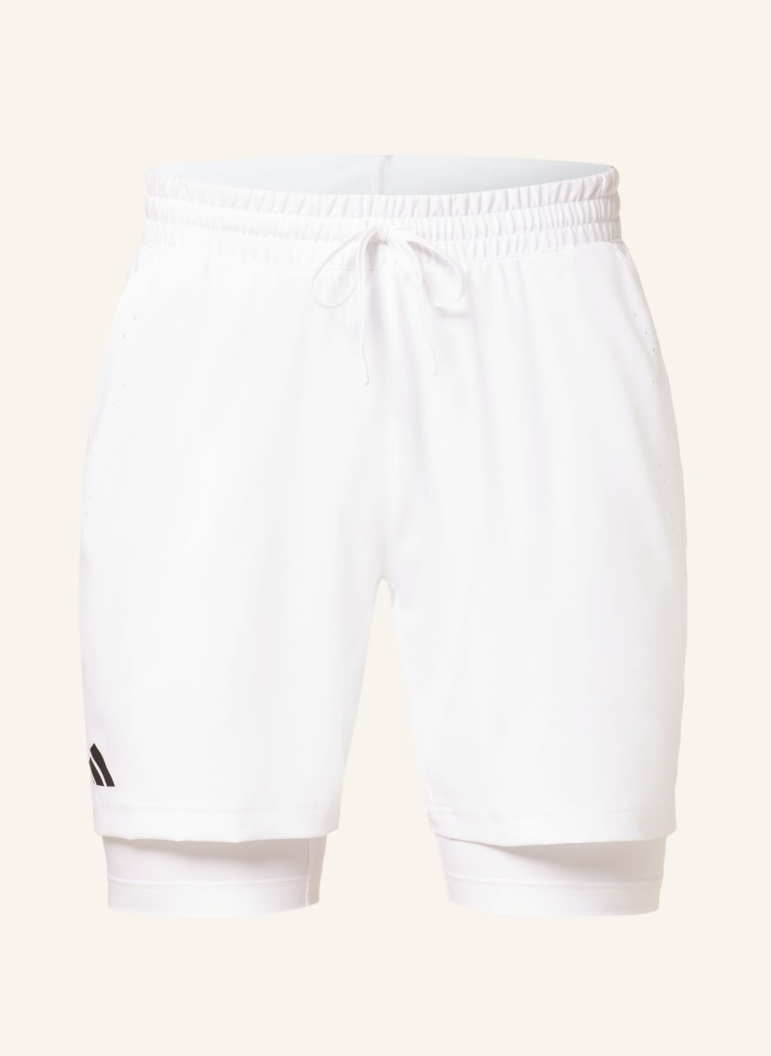 Adidas 2-In-1-Tennisshorts weiss von Adidas