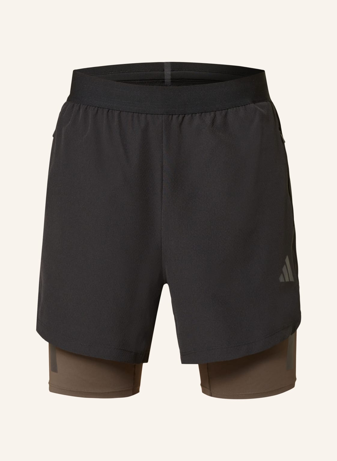 Adidas 2-In-1-Trainingsshorts Power schwarz von Adidas