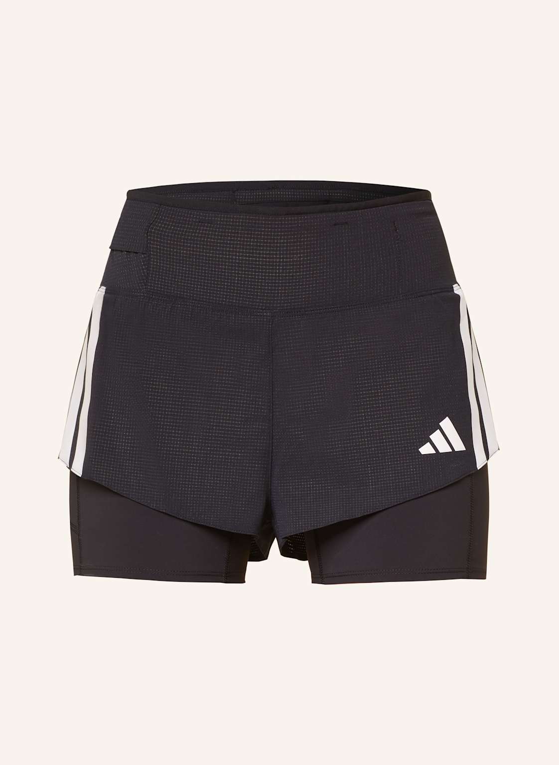 Adidas 2-in1-Laufshorts Adizero 2In1 schwarz von Adidas