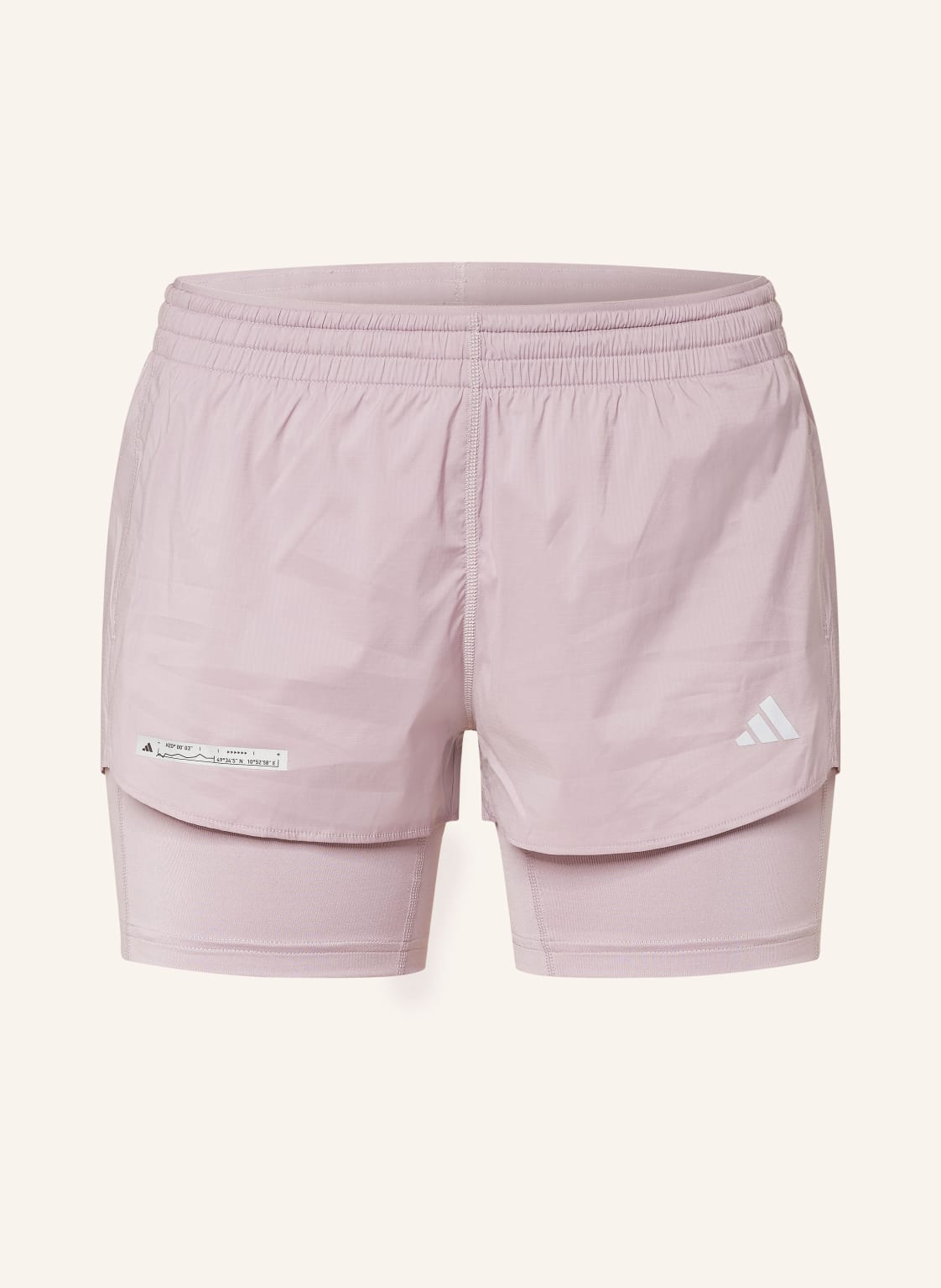 Adidas 2-in1-Laufshorts Ultimate rosa Adidas 2-in1-Laufshorts Ultimate rosa von Adidas