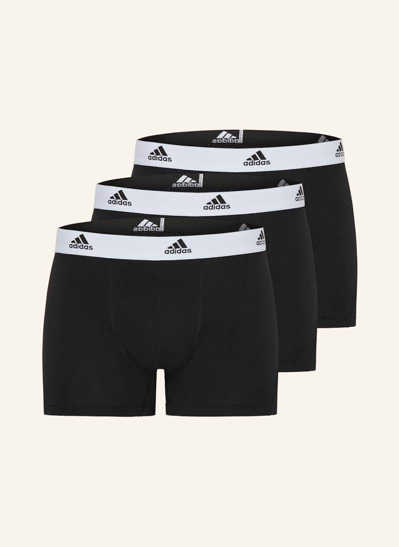 Adidas 3er-Pack Boxershorts Active Flex Cotton schwarz von Adidas