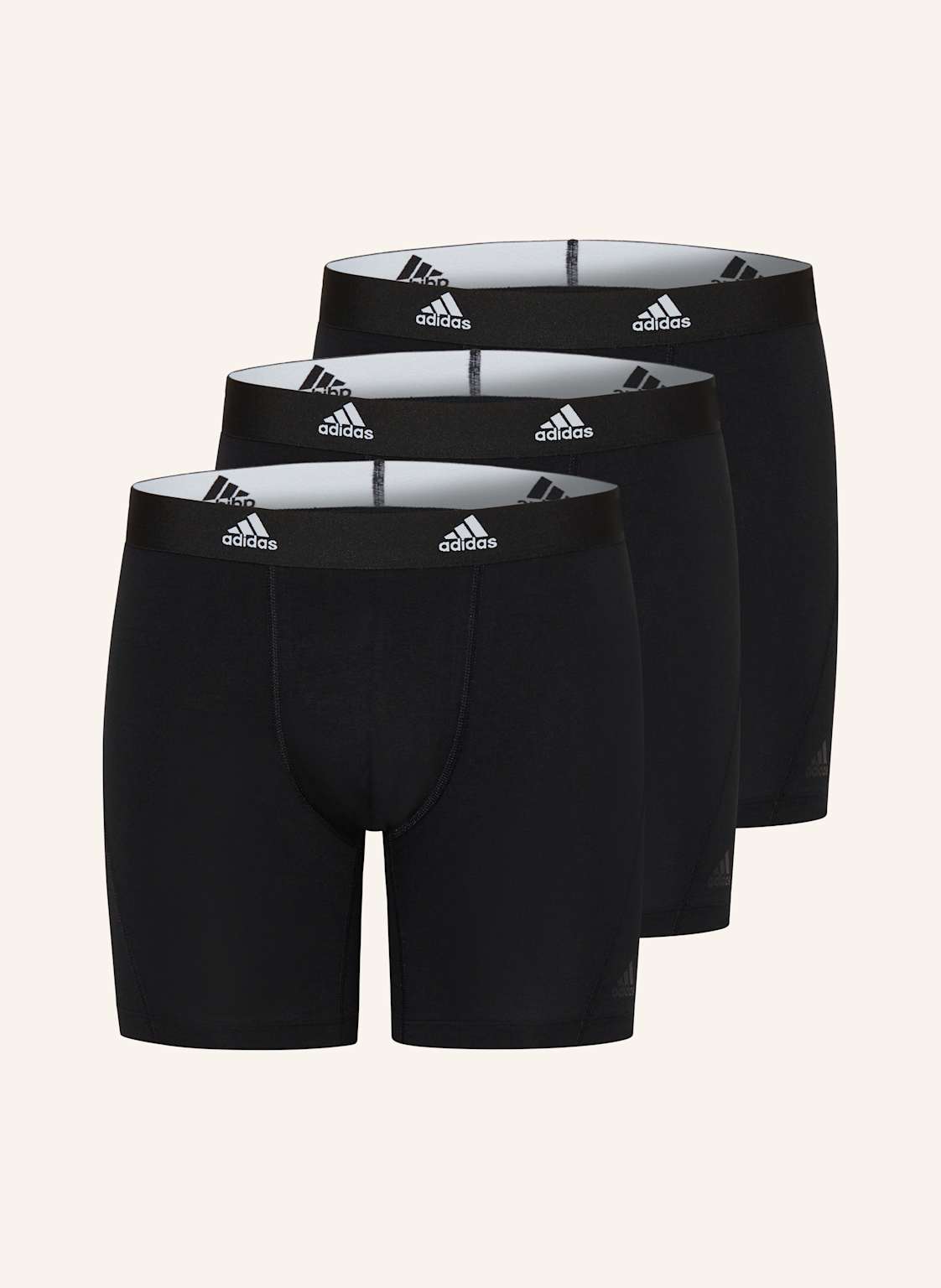 Adidas 3er-Pack Boxershorts schwarz Adidas 3er-Pack Boxershorts schwarz von Adidas