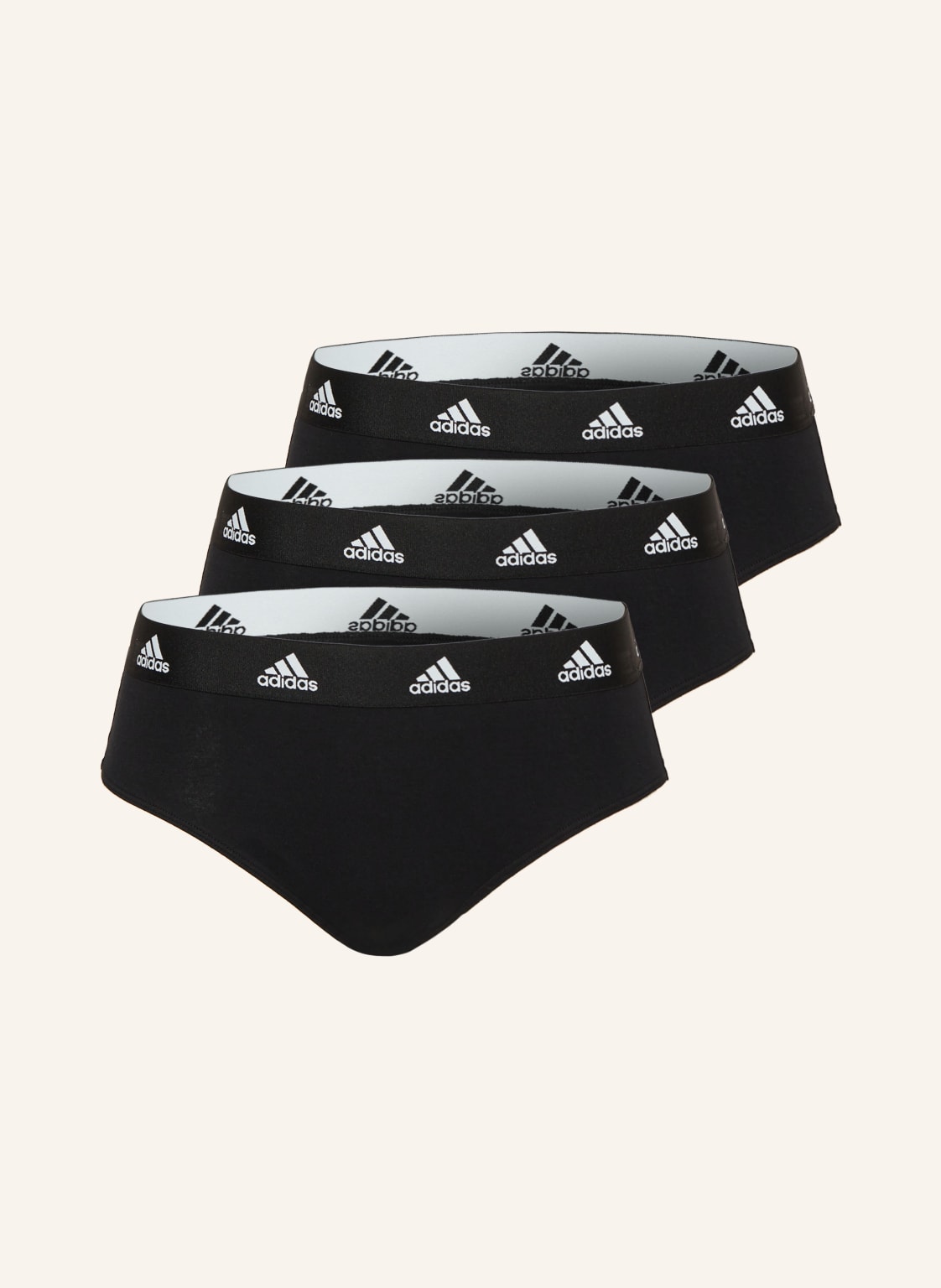 Adidas 3er-Pack Slips schwarz von Adidas