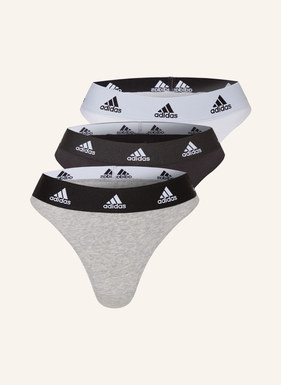 Adidas 3er-Pack Strings schwarz Adidas 3er-Pack Strings schwarz von Adidas