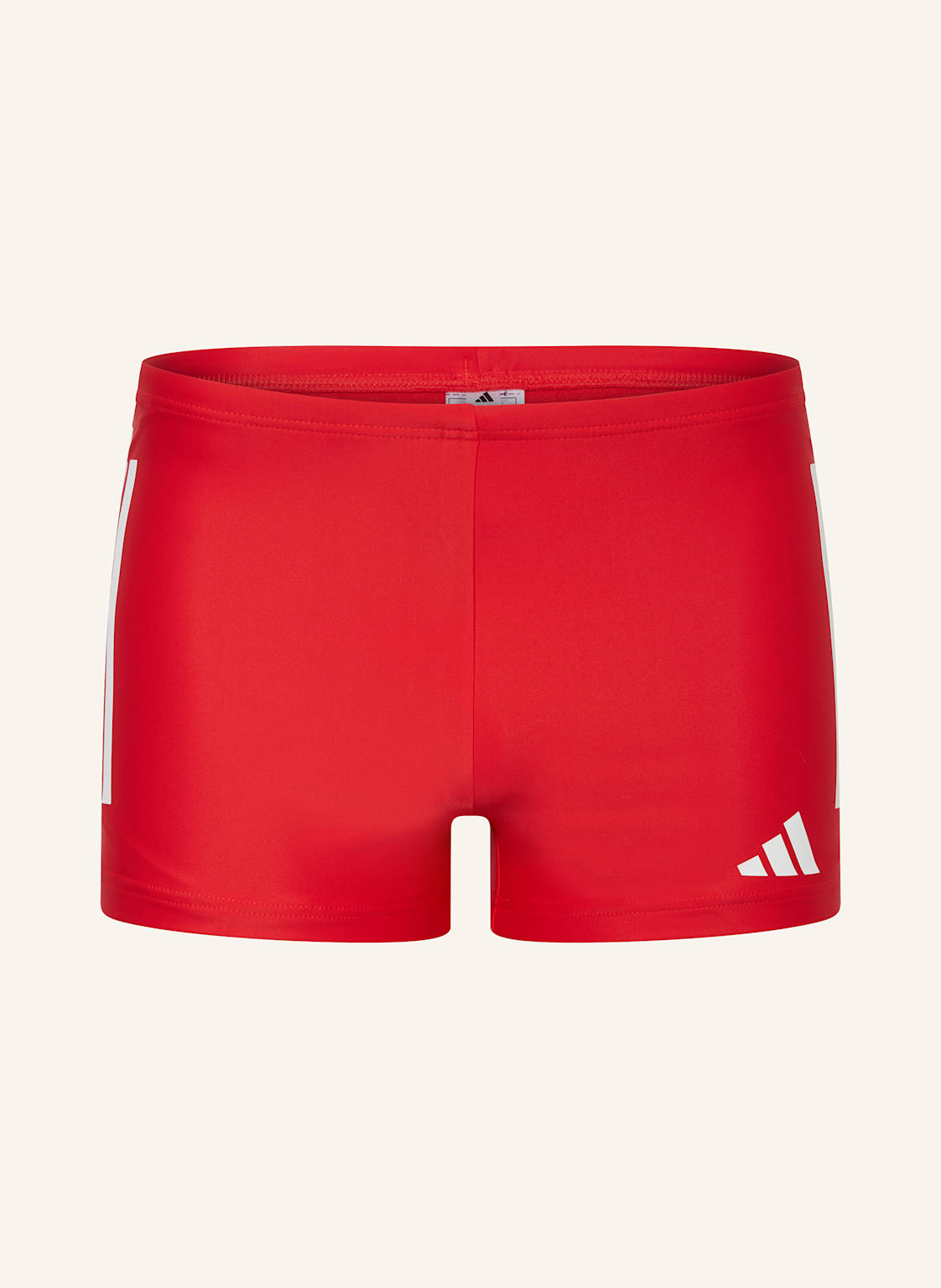 Adidas Badehose 3-Streifen 2-Inch rot von Adidas