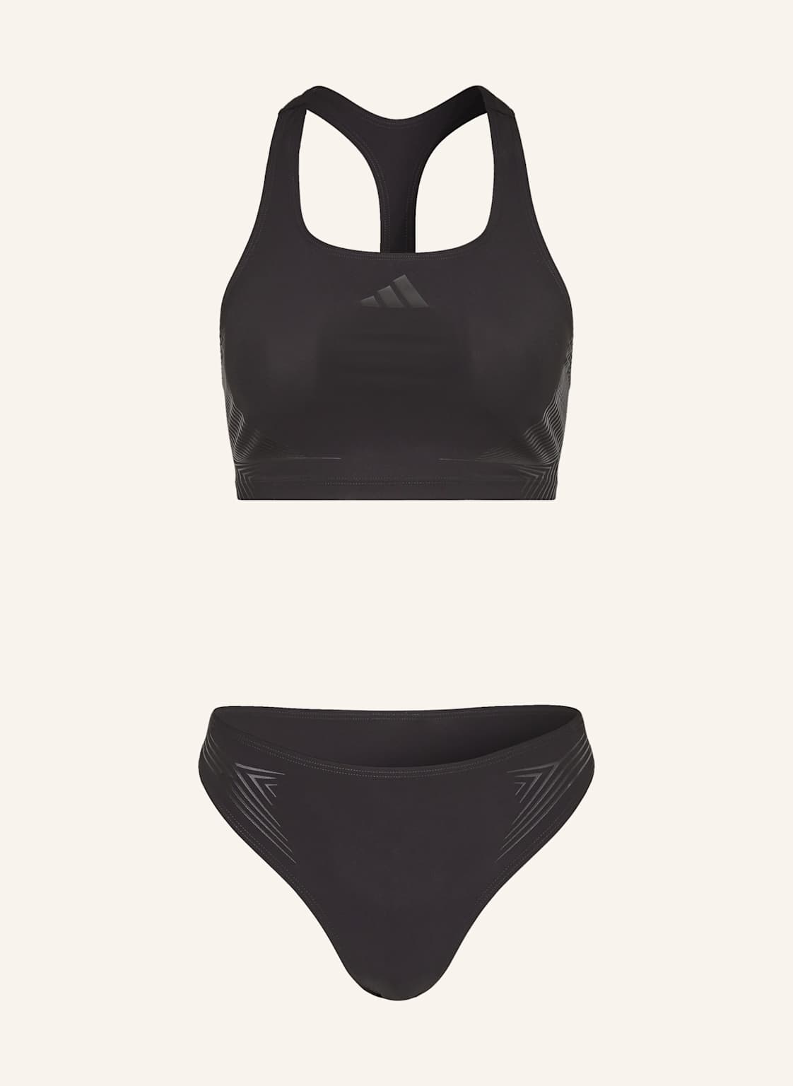 Adidas Bustier-Bikini Lanelux schwarz Adidas Bustier-Bikini Lanelux schwarz von Adidas