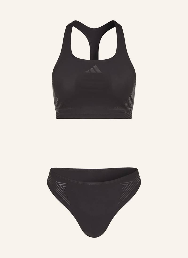 Adidas Bustier-Bikini Lanelux schwarz von Adidas