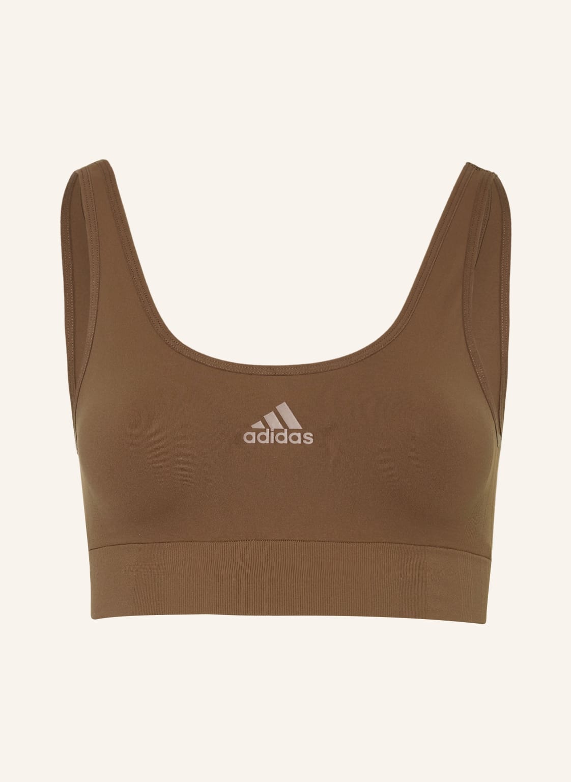 Adidas Bustier Scoop Lounge braun von Adidas