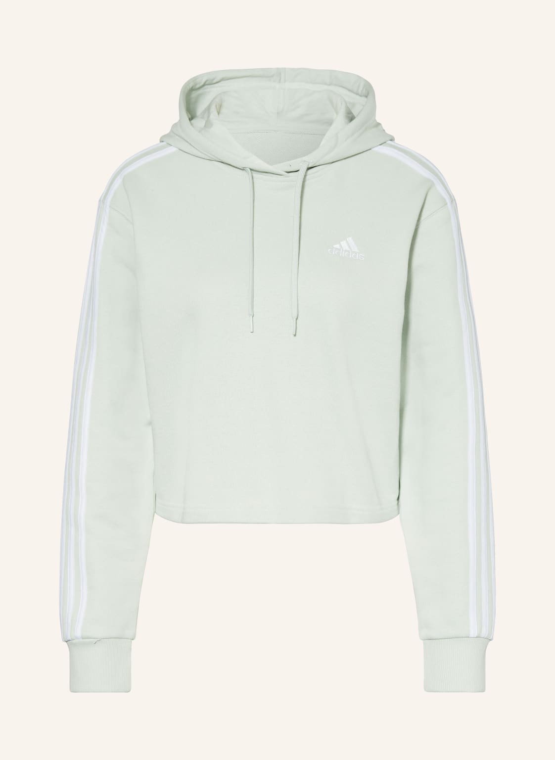 Adidas Cropped-Hoodie gruen von Adidas