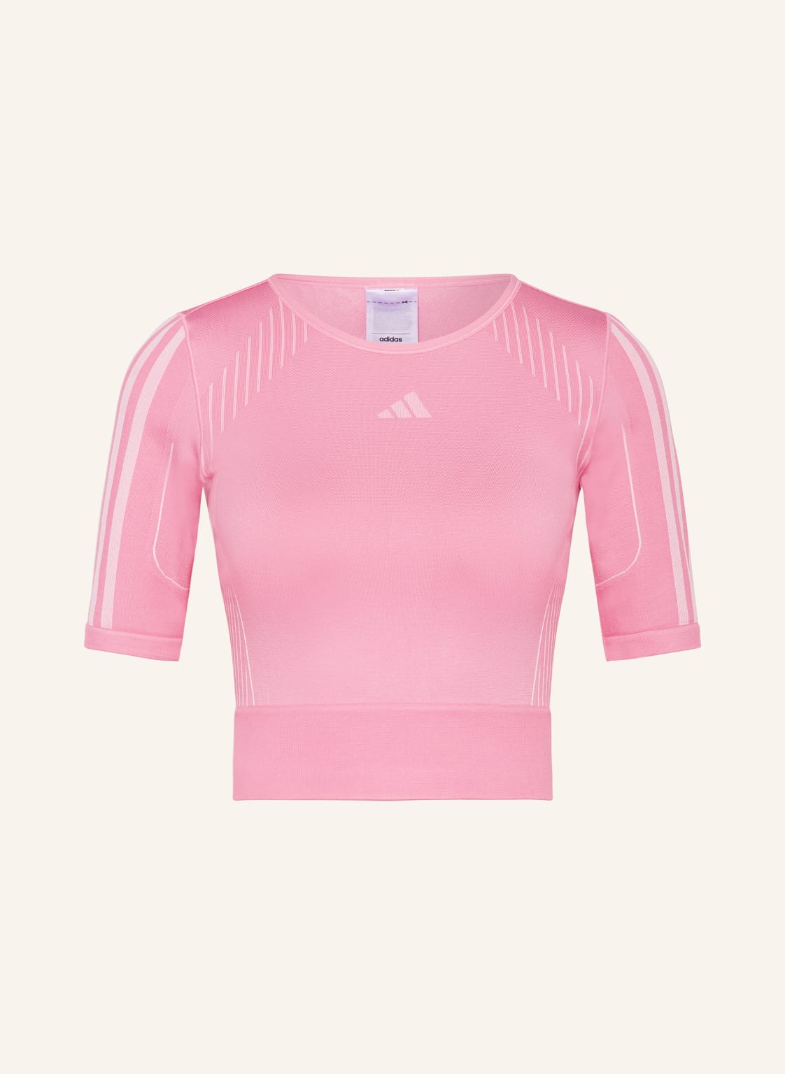 Adidas Cropped-Shirt pink von Adidas