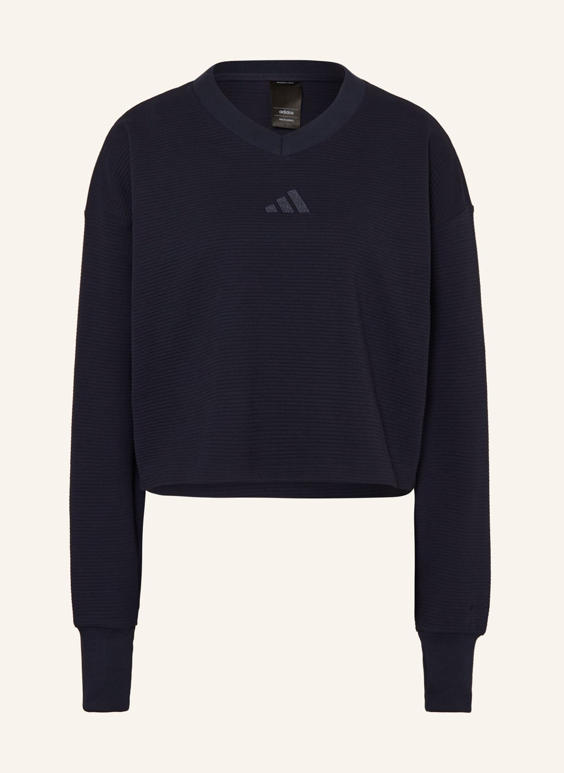 Adidas Cropped-Sweatshirt All Szn schwarz von Adidas