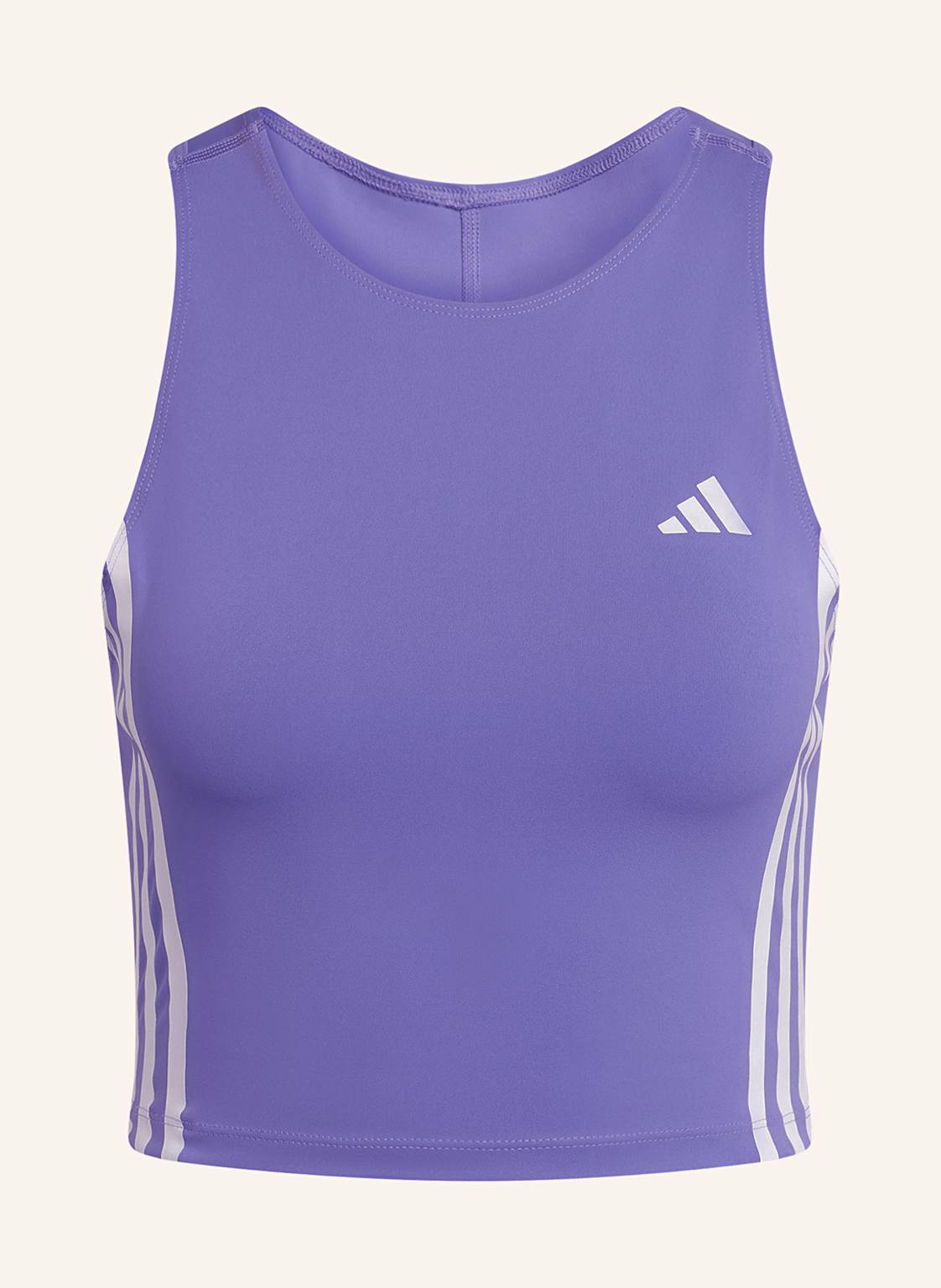 Adidas Cropped-Tanktop Own The Run blau von Adidas