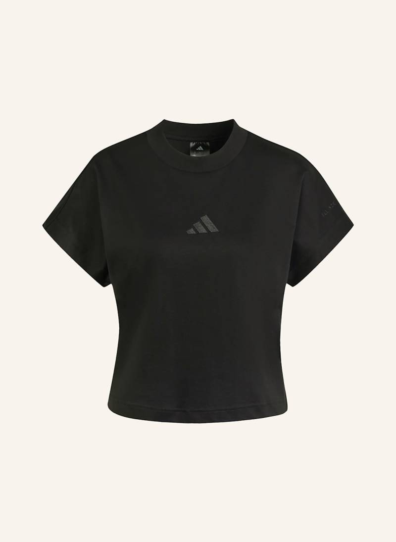 Adidas Cropped-Top All Szn T-Shirt schwarz von Adidas