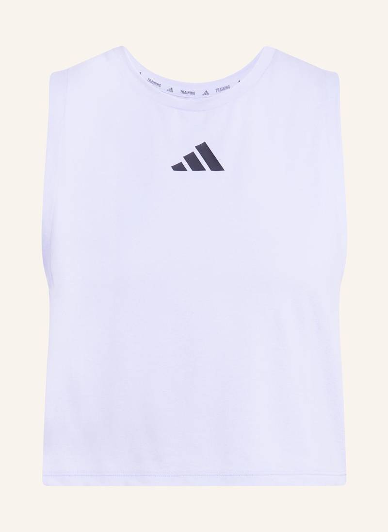 Adidas Cropped-Top Power Boxy lila von Adidas