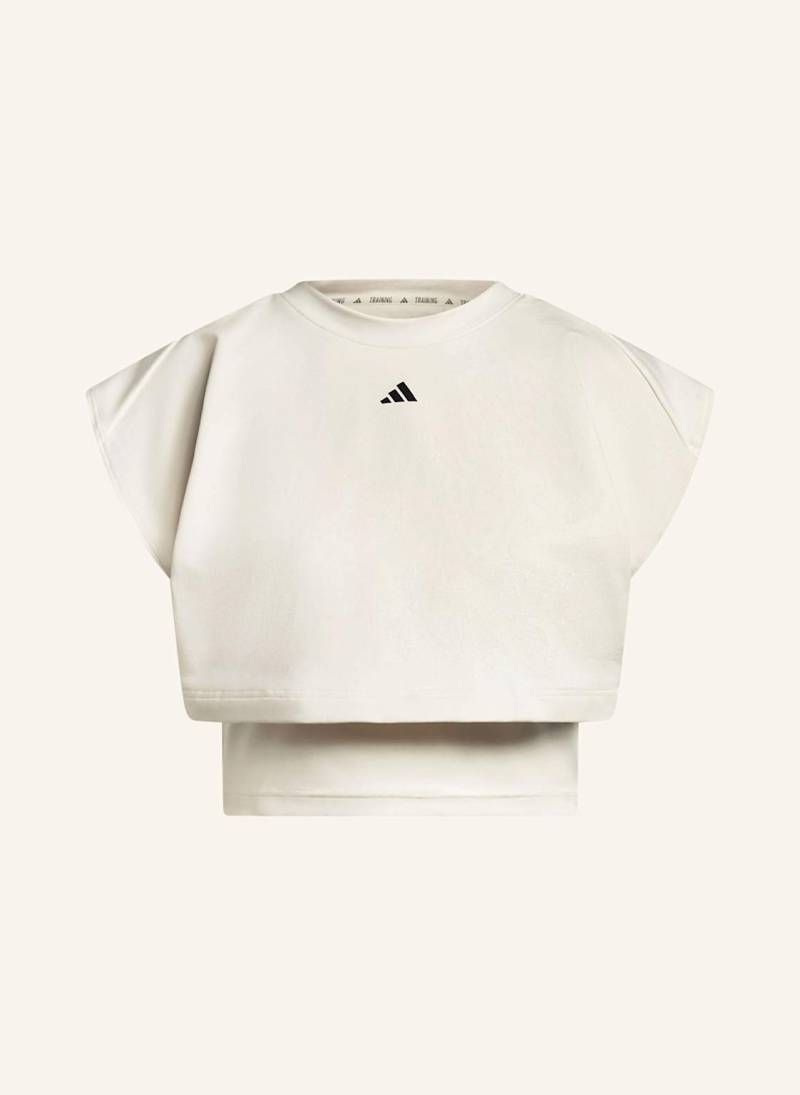 Adidas Cropped-Top Power weiss von Adidas