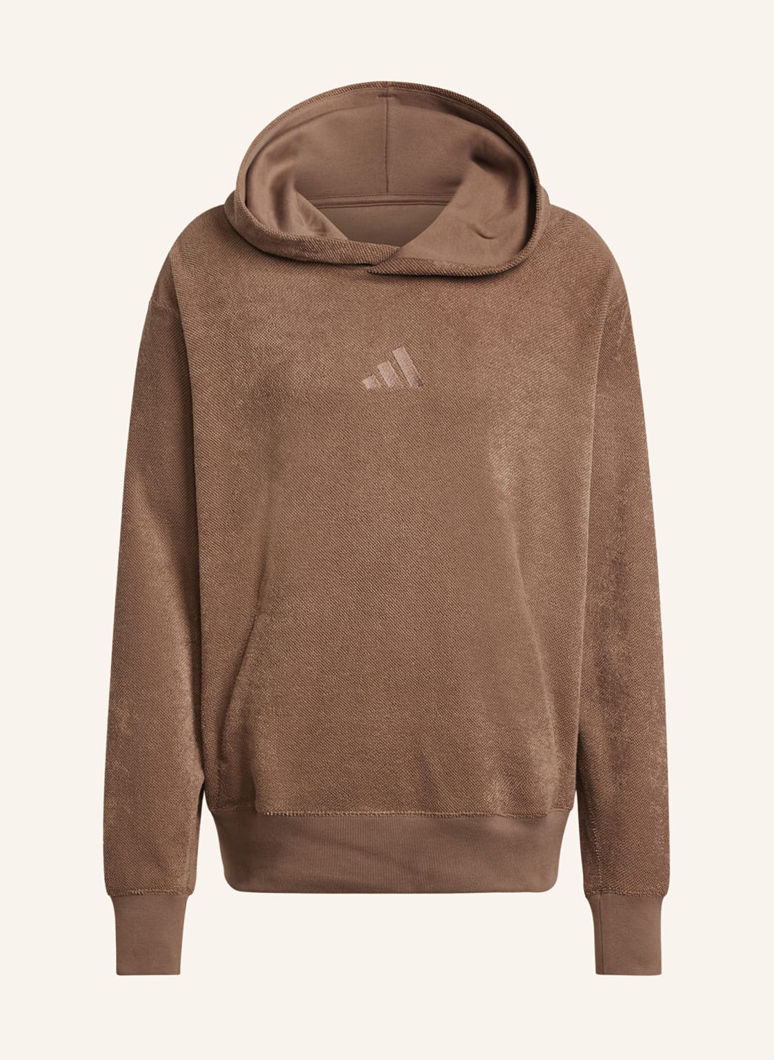 Adidas Frottee-Hoodie All Szn braun von Adidas