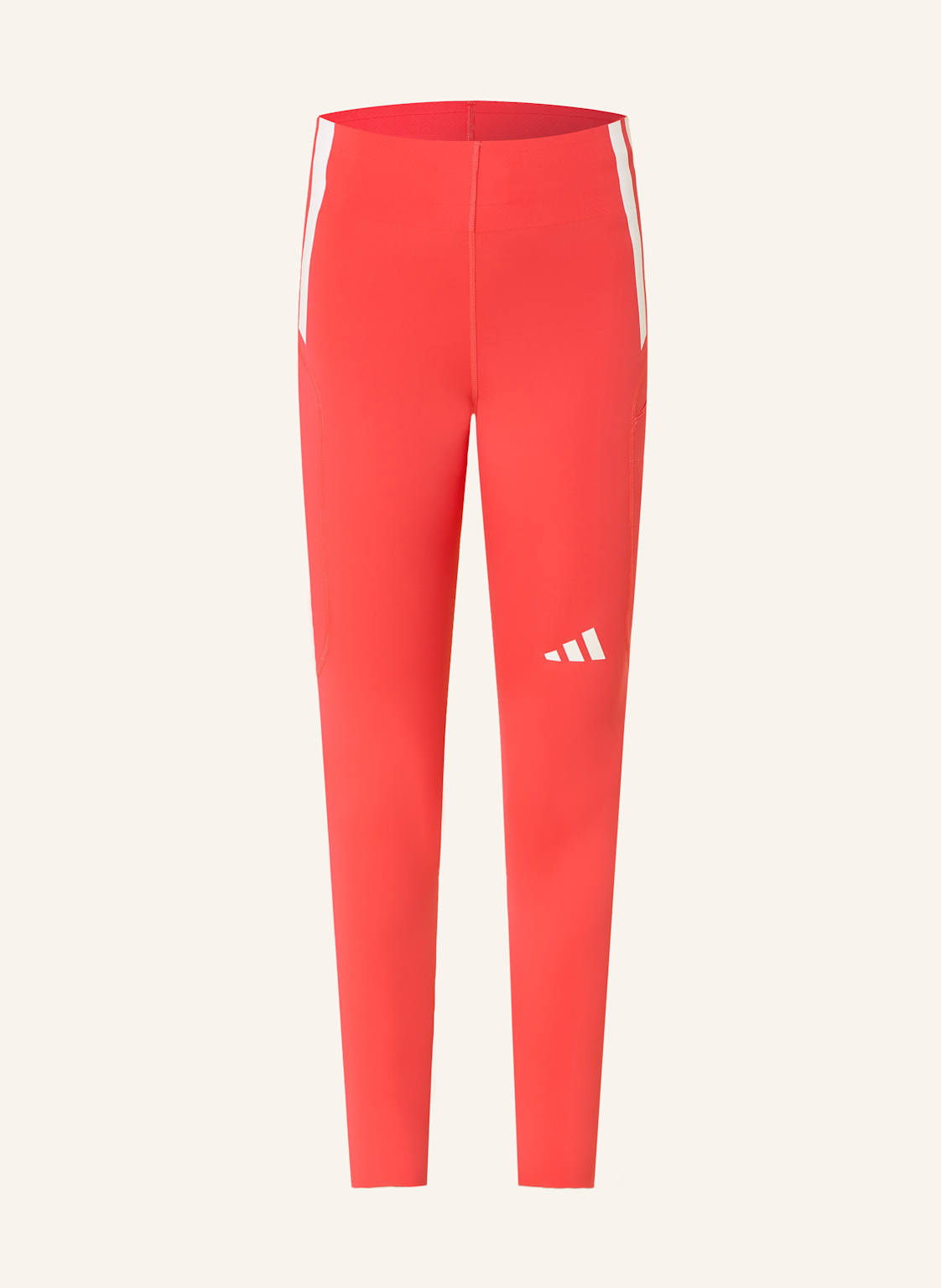 Adidas Lauf-Tights Adizero Full Length rot von Adidas