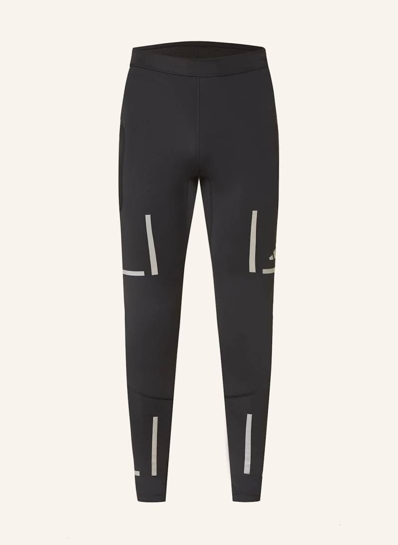 Adidas Lauf-Tights Ultimate Hi Vis schwarz von Adidas