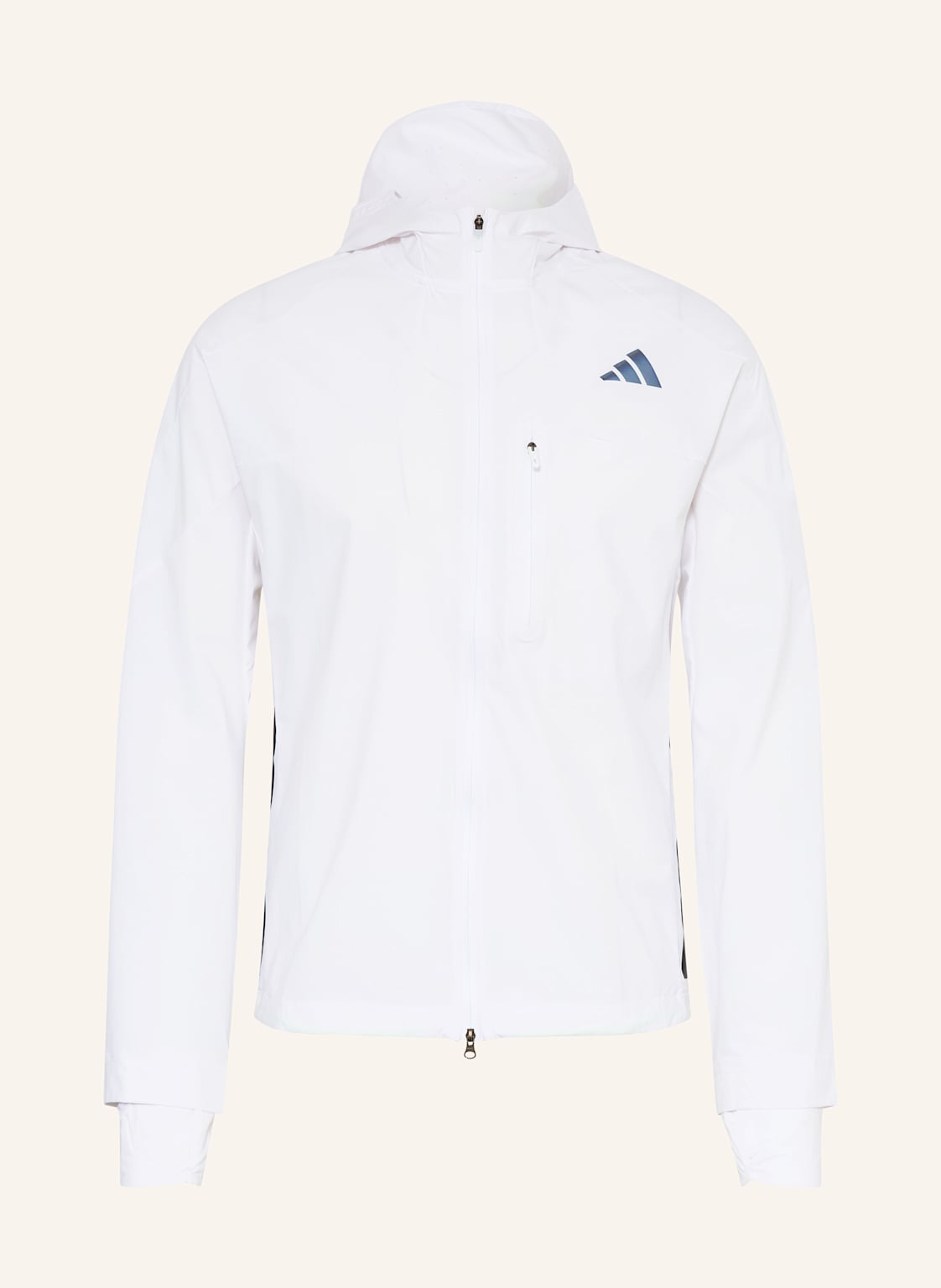 Adidas Laufjacke Adizero weiss von Adidas