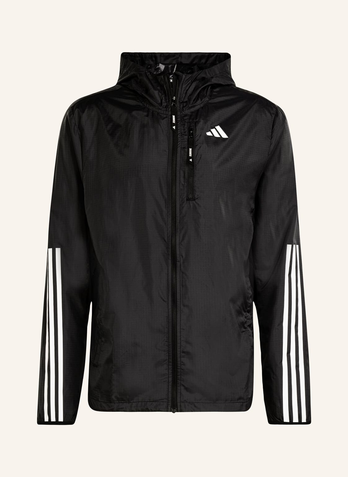 Adidas Laufjacke Own The Run schwarz von Adidas