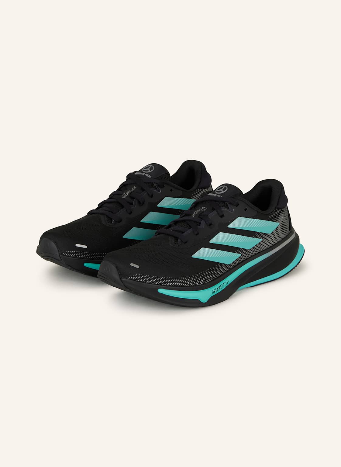 Adidas Laufschuhe Mercedes - Amg Petronas Formula One Team Supernova Rise 2 schwarz von Adidas