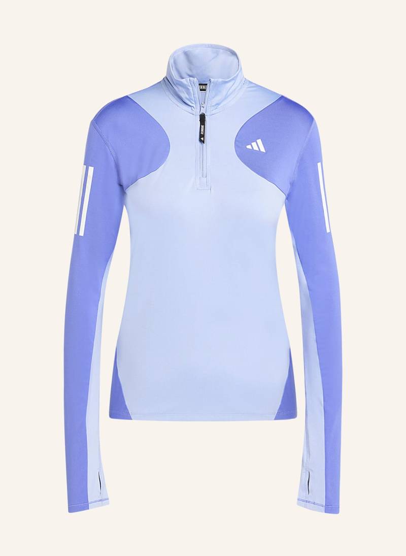 Adidas Laufshirt Own The Run blau von Adidas