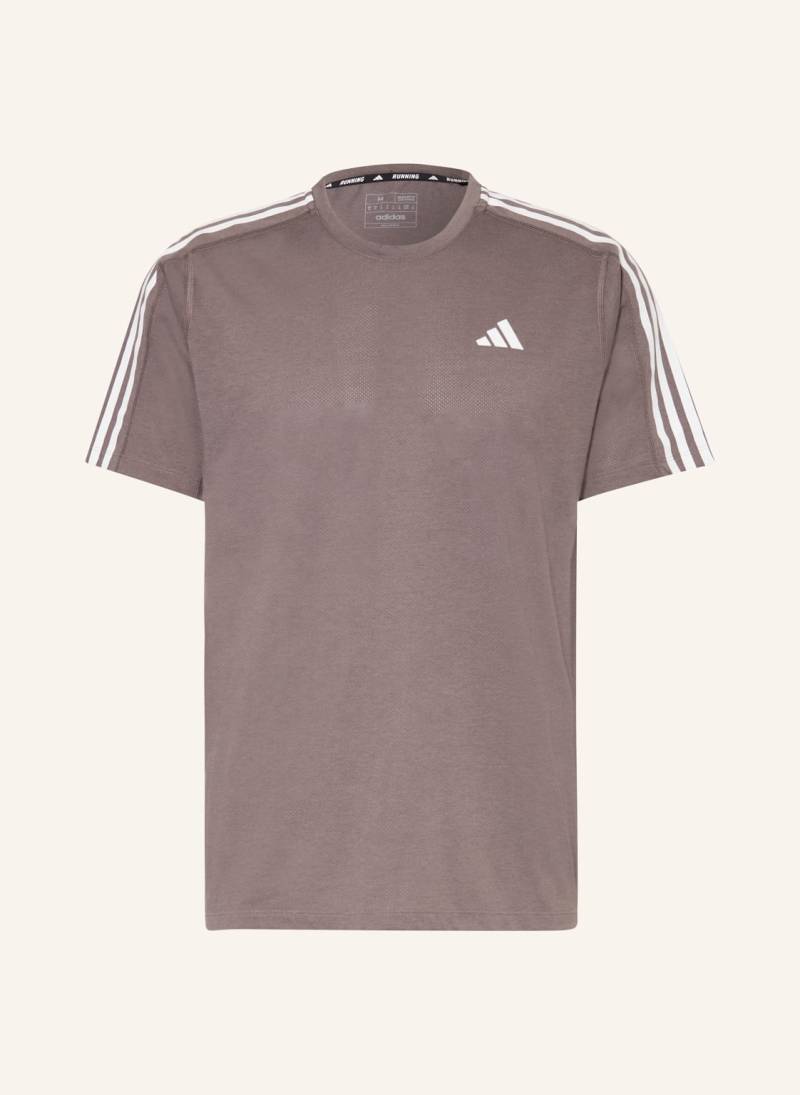 Adidas Laufshirt Own The Run braun von Adidas