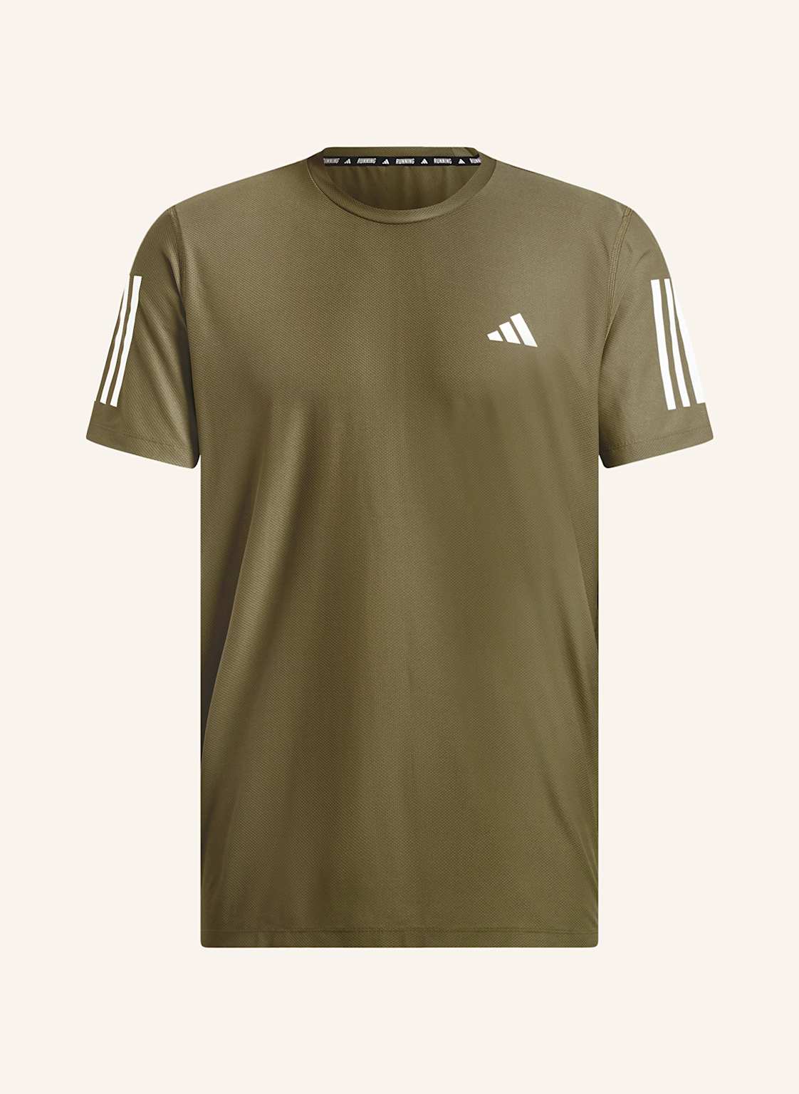 Adidas Laufshirt Own The Run gruen von Adidas