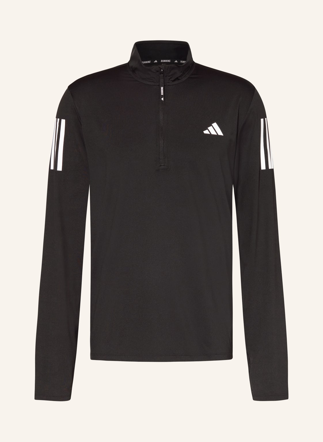 Adidas Laufshirt Own The Run schwarz von Adidas