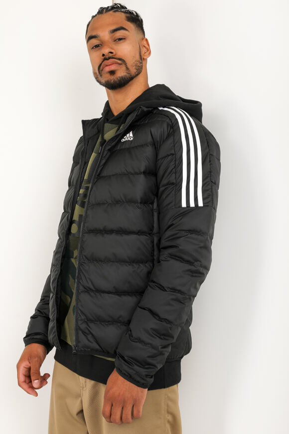 Adidas Leichte Puffer Daunenjacke | Schwarz | Herren  | M von Adidas