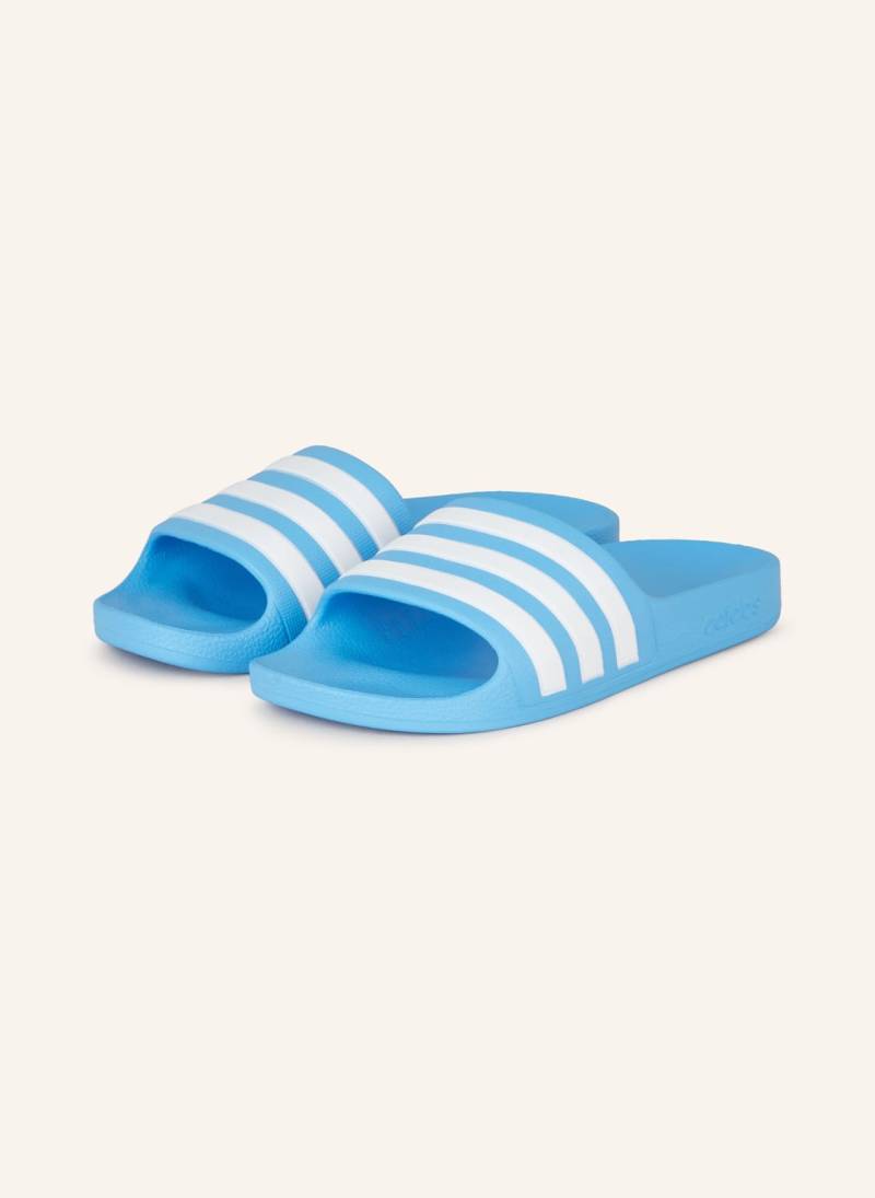 Adidas Pantoletten Adilette Aqua blau von Adidas